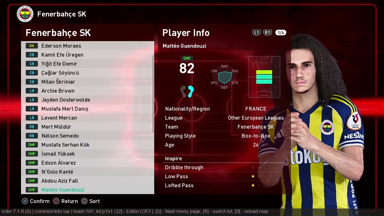 Fenerbahçe S.K Transfer Update 2026 Facepack PES 2021-SPFL2026