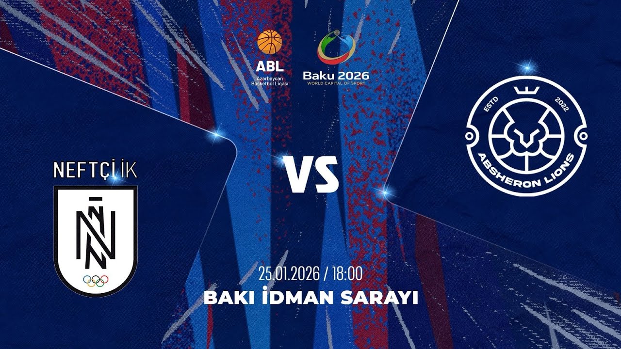 ABL 2025-2026 | NEFTÇİ VS ABŞERON | 25.01.2026 | 14-CÜ TUR