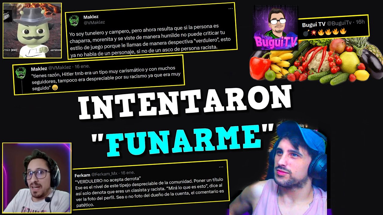 STREAMERS INTENTARON FUNARME: Me ACUSARON de RACISTA y ME COMPARARON con HITLER. ¡SE FUERON DOMADOS!