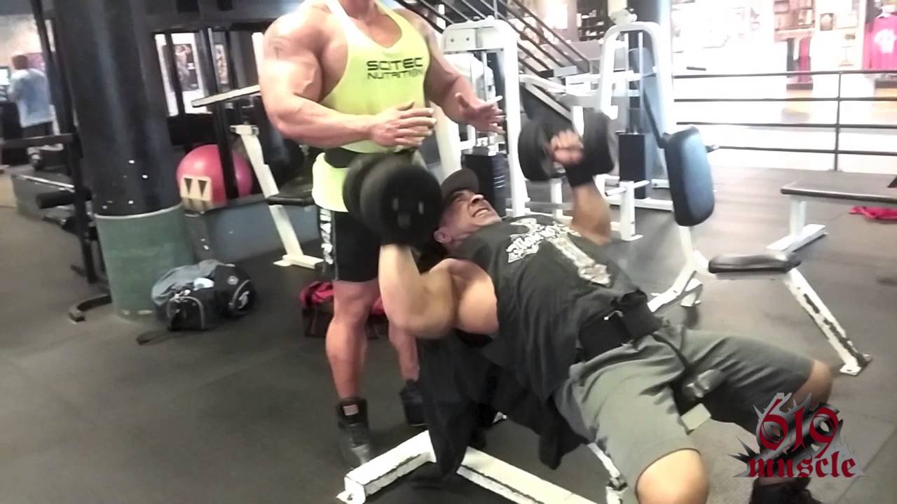 619 MUSCLE - Goin' Back to Cali - Episode 1 - Big Eddie and Pete blast Pecs!