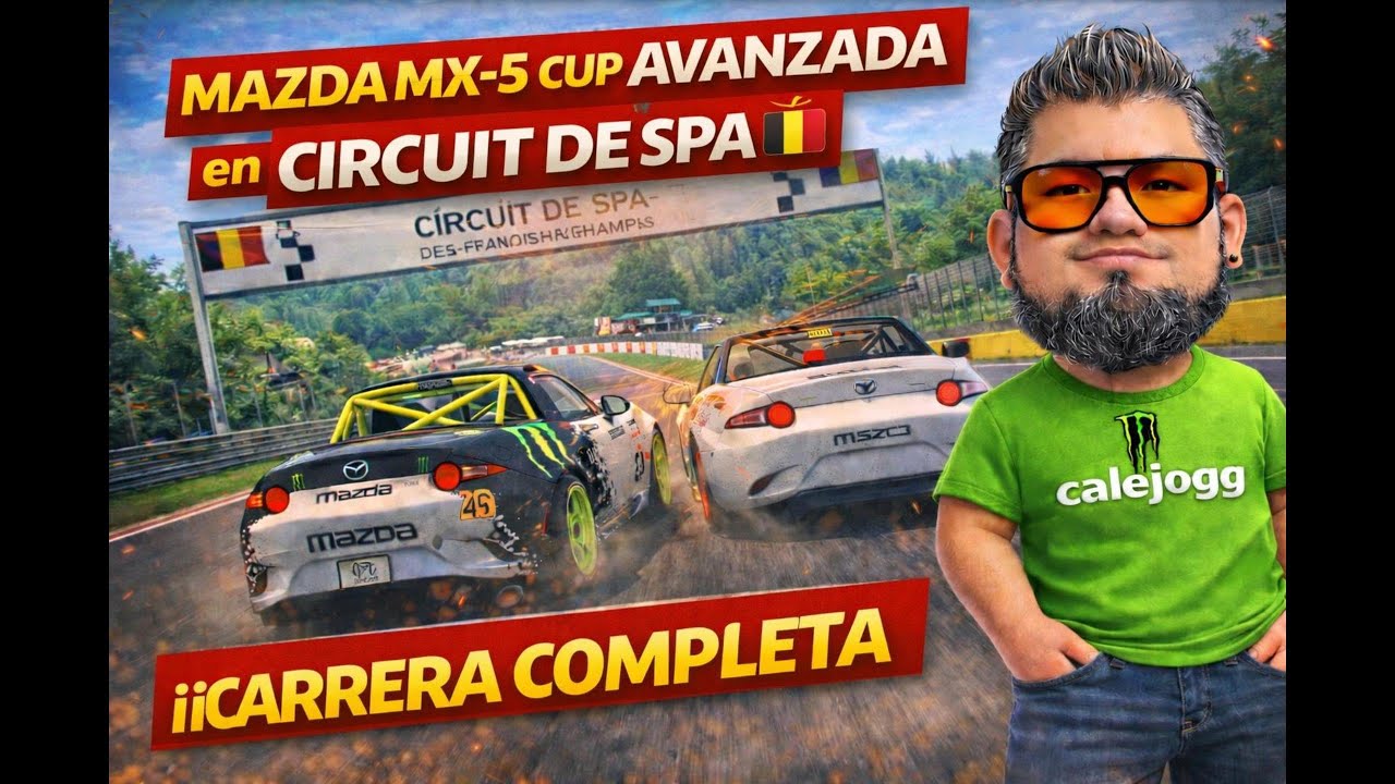 ADVANCED MAZDA MX-5 CUP EN EL CIRCUITO DE SPA 🇧🇪 | SEMANA 8 DE iRACING | CARRERA COMPLETA