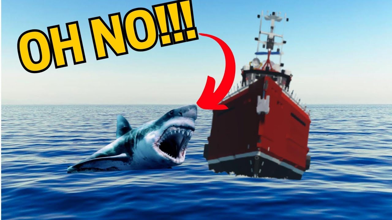 SHARK ATTACKED MY SHIP!!! (Stormworks)