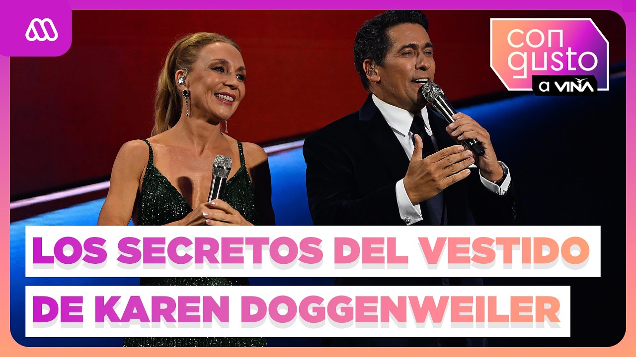 Lo que NO SABÍAS del OUTFIT de Karen Doggenweiler en la SEGUNDA NOCHE del festival