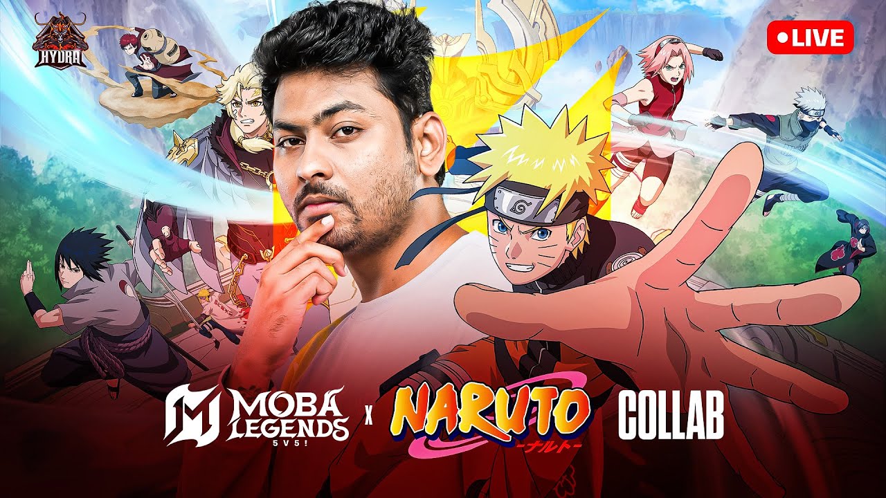 🔴LIVE - NARUTO COLLAB X MOBA LEGENDS 5V5