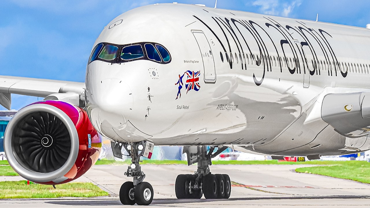 ✈️ VERY CLOSE UP Airplane TAKEOFFS & LANDINGS 🇬🇧 Manchester Airport Plane Spotting