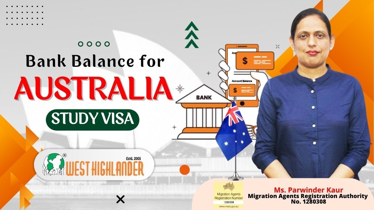 Bank Balance for Australia Study Visa