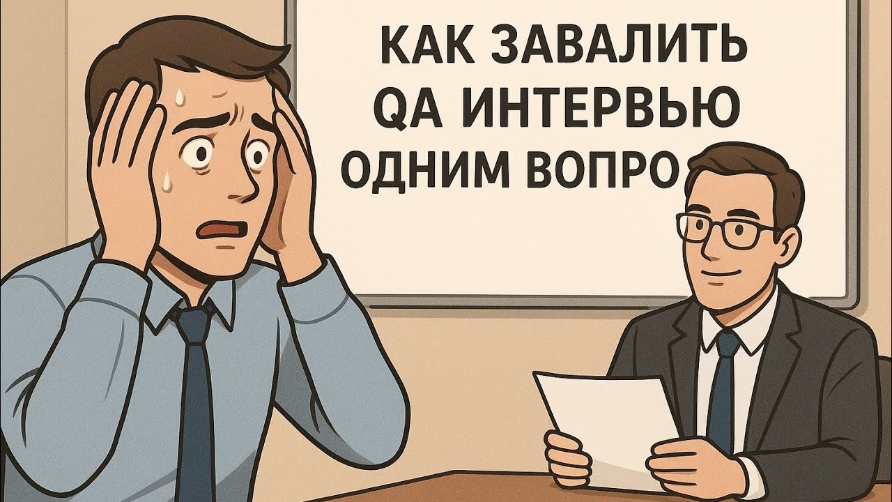 Как завалить QA интервью одним вопросом