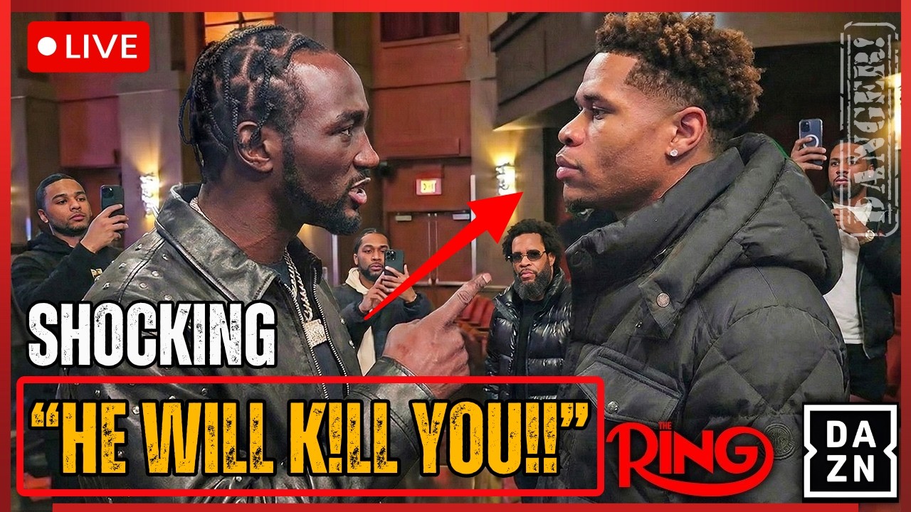 HE WILL K!LL YOU!!” Terence Crawford CONFRONTS Devin Haney And WARNS About Shakur Stevenson