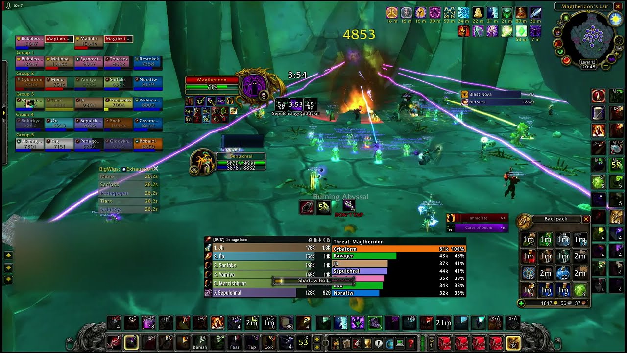 WoW Classic (Anniversary) - Magtheridon Warlock PoV (2026-02-23)