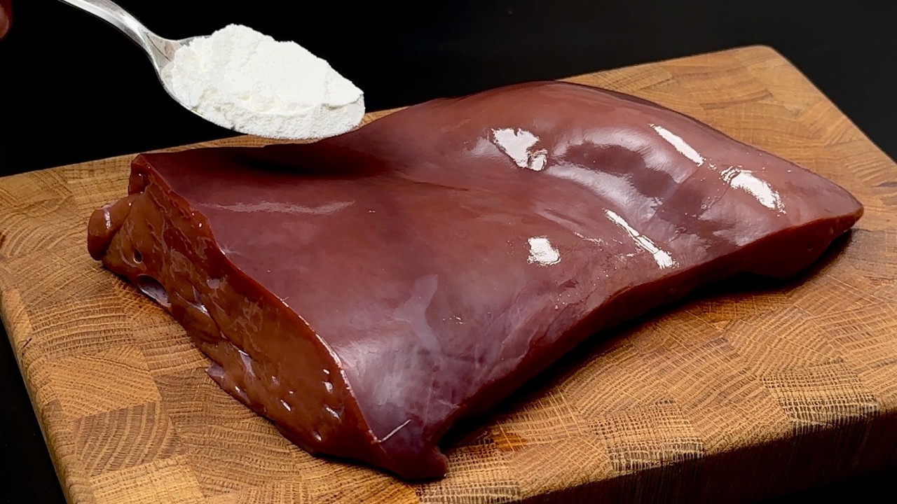 Das Geheimnis köstlicher Rinderleber! Nur wenige kennen das Rezept für dieses Gericht!