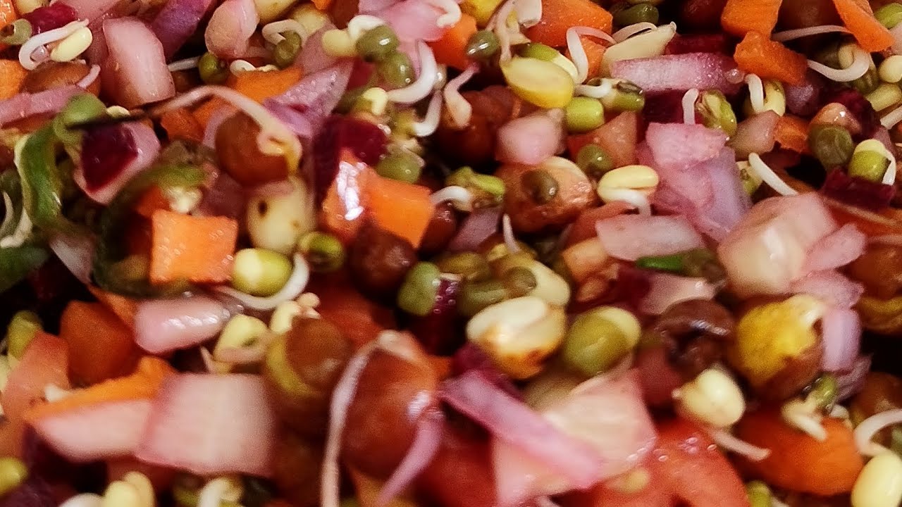 Protein Salad | प्रोटीन सलाद | Weight Loss Recipe | Sprouts Salad Recipe | #viral #food #recipe 