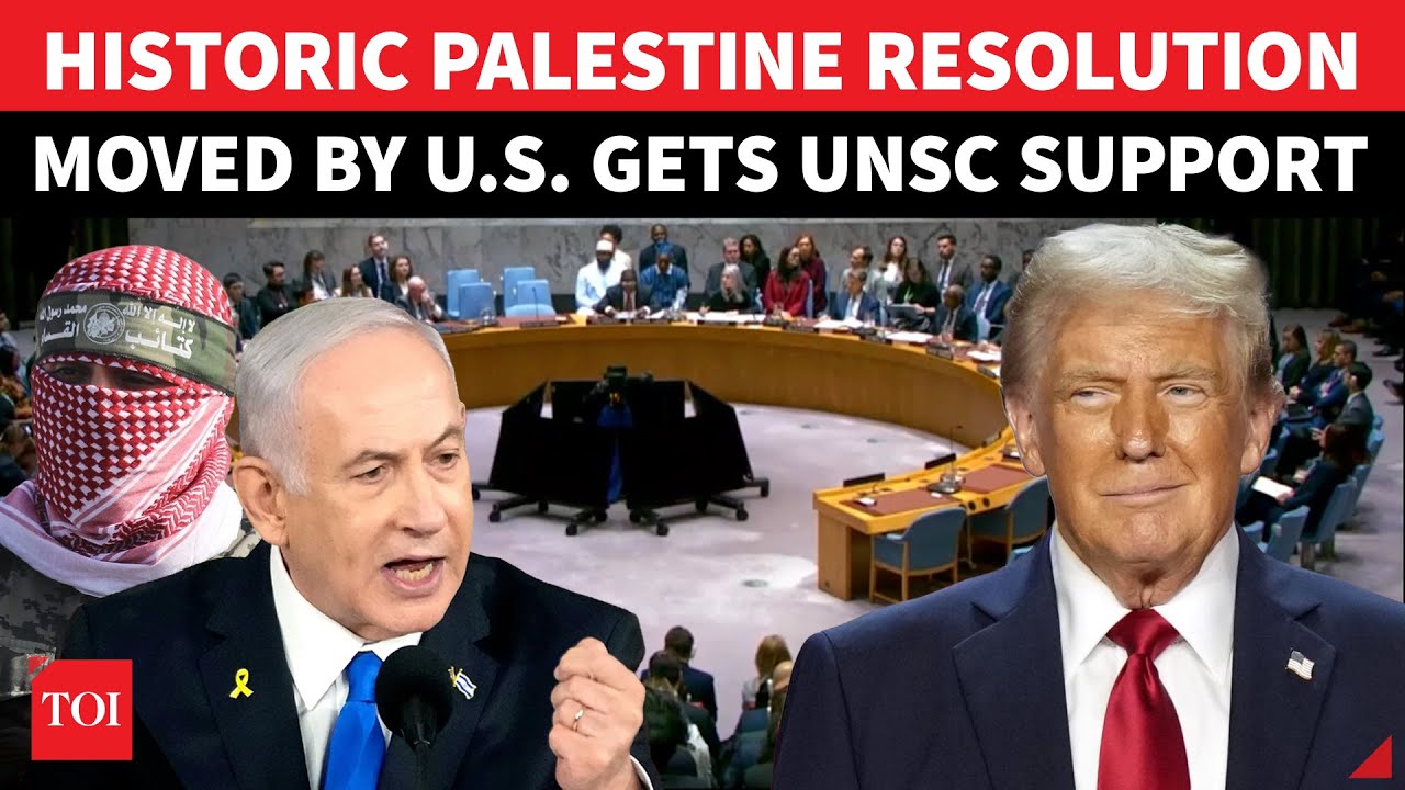 Blow To Israel: U.S. Resolution On Palestine Gets Historic UNSC Backing | Gaza Resolution Decoded