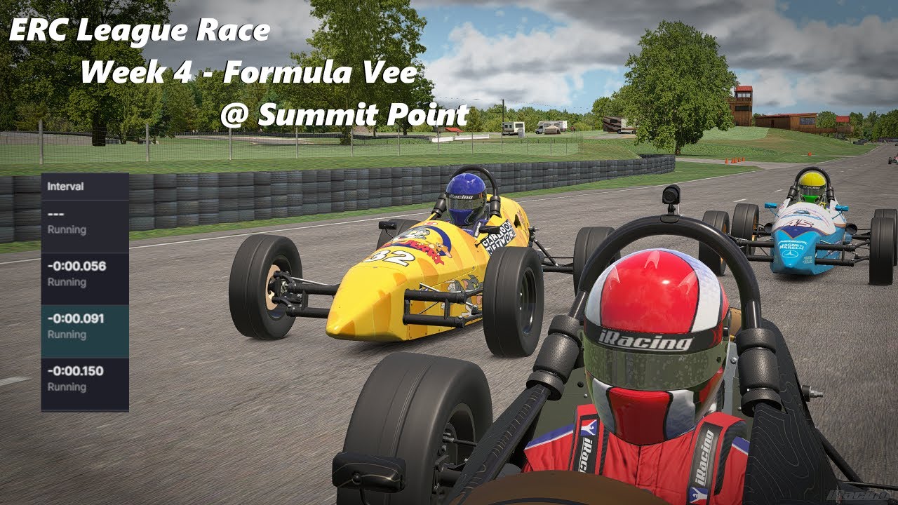 Crazy Close Racing! ERC League Night! Formula Vee @ Summit Point
