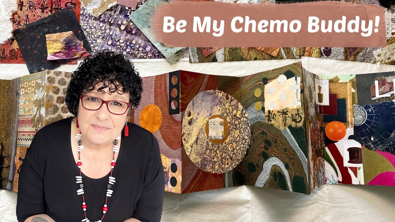 Creating a Stunning Concertina Art Journal | My Cancer Journey & Creative Therapy