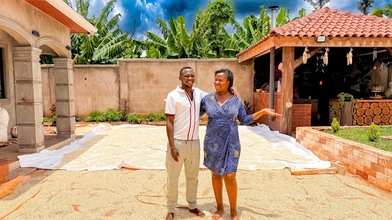 Farm-to-Table Harvest 🌿 Crispy Fish Stew & Grilled Veggies | Dream Home Progress in Africa 🏡