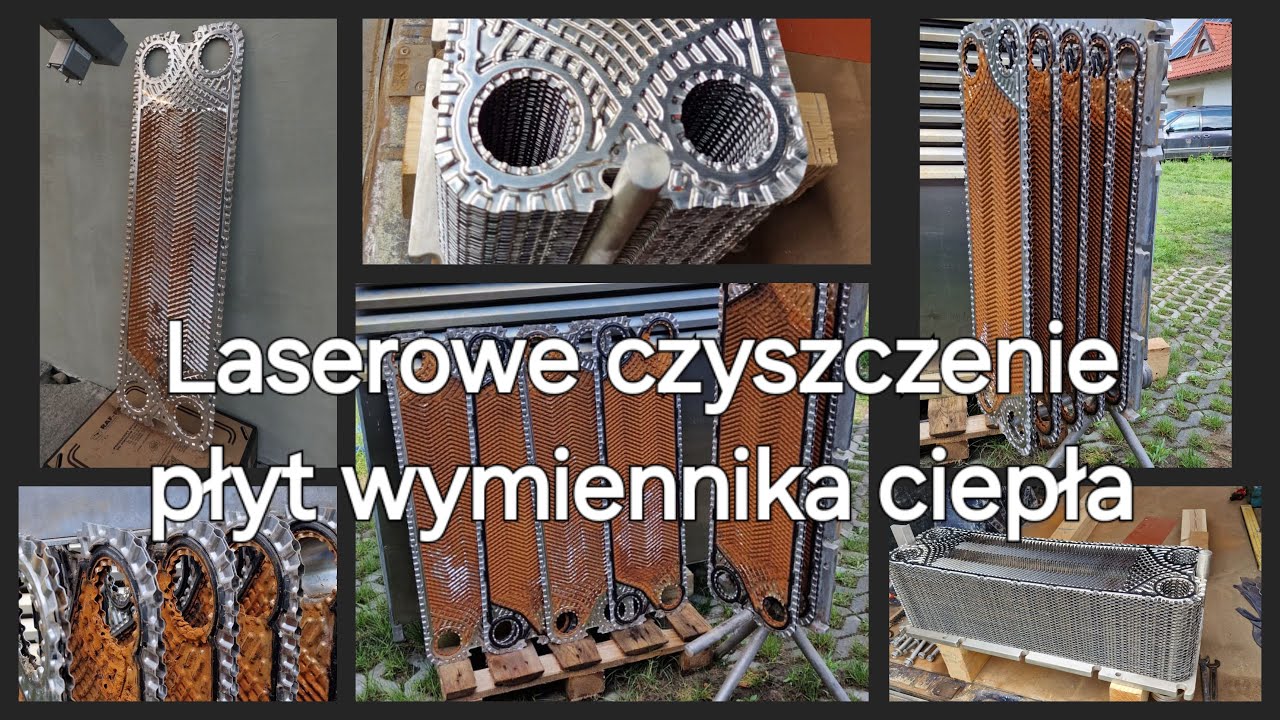 Laserowe czyszczenie płyt wymiennika ciepła