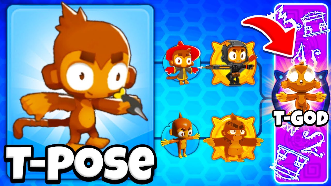 T ПОЗИРУЮЩАЯ ОБЕЗЬЯНА В BTD 6!