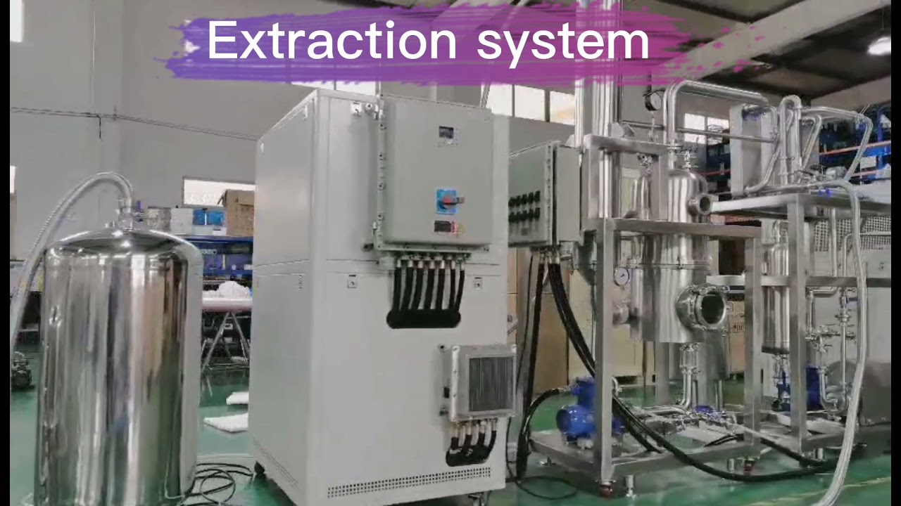 Turnkey Solution CBD Cryo Ethanol Extraction Line from Hemp Biomass