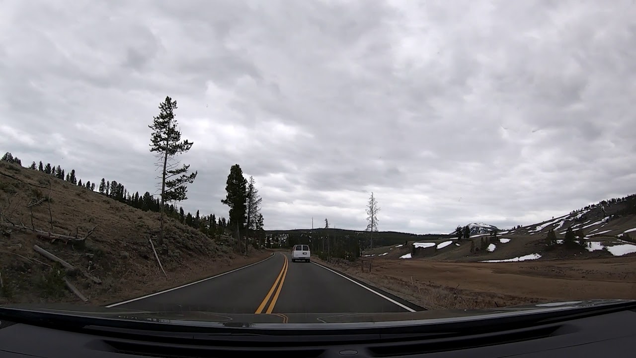 Two hours of driving Yellowstone in 8 minutes - NE Entrance to W Entrance