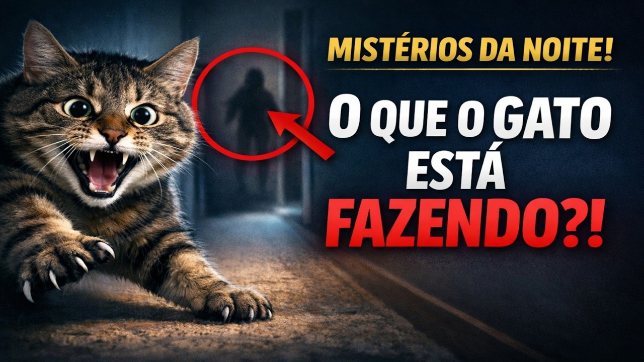 MISTÉRIOS DA NOITE REVELADOS: A coisa mais ESTRANHA que o seu gato faz.