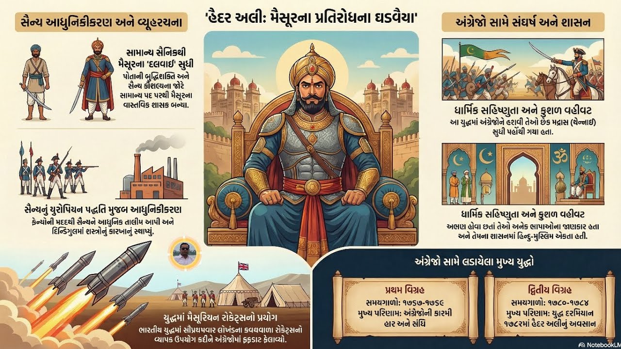 હૈદર અલી: મૈસુરના મહાન યોદ્ધા અને શાસક||Hyder Ali: Great warrior and ruler of Mysore#2026