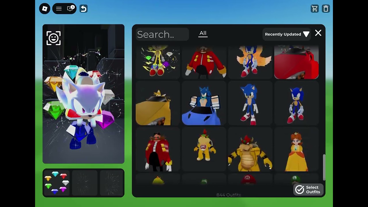 Every Sonic game With Hyper Sonic In Roblox! (Hyper Shadow) (Hyper Silver)