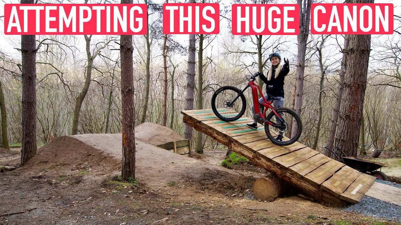 ATTEMPTING THIS HUGE CANON FEATURE AT TWISTED OAKS BIKEPARK!