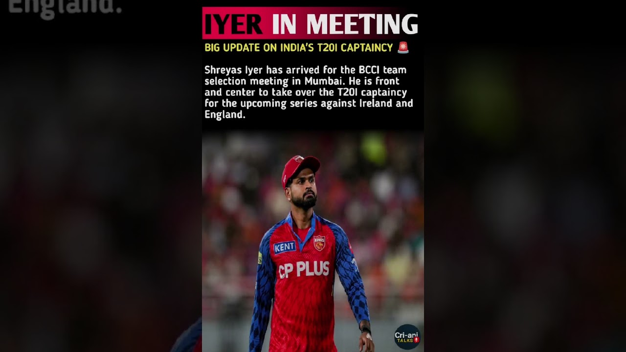 Shreyas Iyer has arrived for the BCCI team selection meeting in Mumbai. #shreyasiyer #teamindia