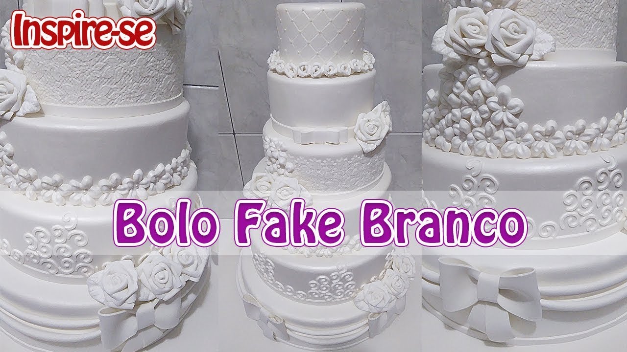 Bolo de Casamento Branco (6 andares) - Inspire-se | Criatividades da Dê