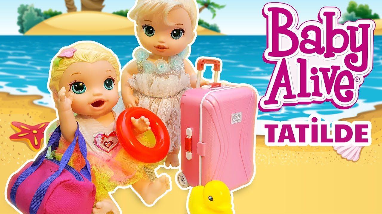 Baby Alive Lily ve Blonde Kardesler Tatile Gidiyor Bavul Hazırlığı | Oyuncak Butiğim