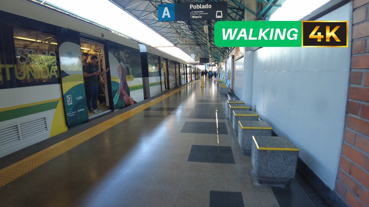 Metro de medellín Estacion Estrella estacion Poblado Linea A 🇨🇴 Sin Destino