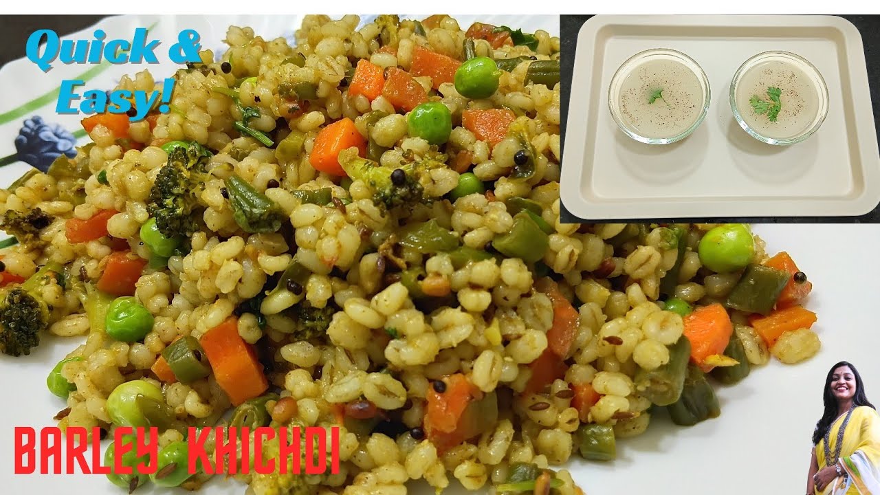 Barley Khichadi Recipe | Jau ki Khichdi | Barley Recipe for Weight Loss | जौ की खिचड़ी | Barley Upma