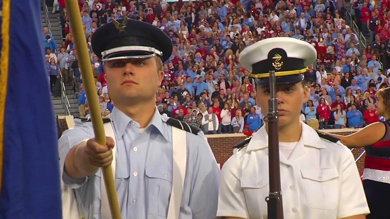Bruce Levingston National Anthem - Ole Miss vs Arkansas 2023