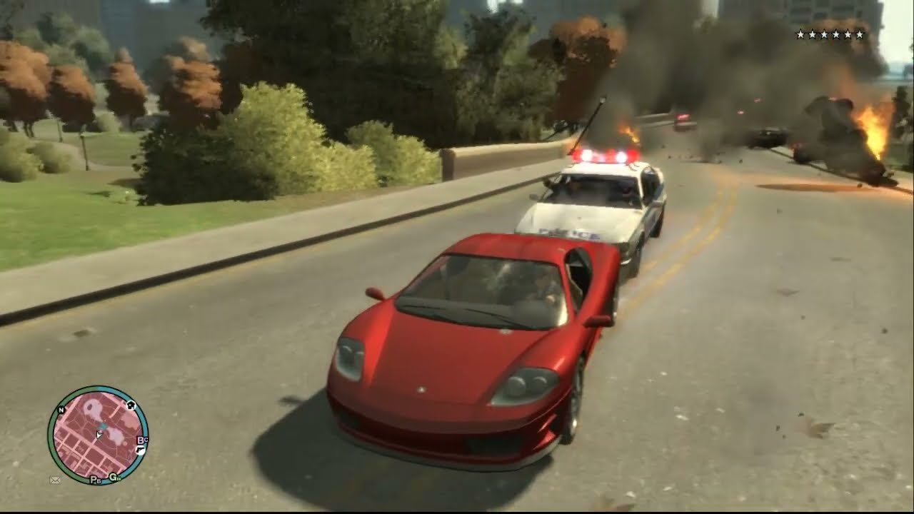 Epic Street Chase | Niko Bellic vs Police – GTA IV Action