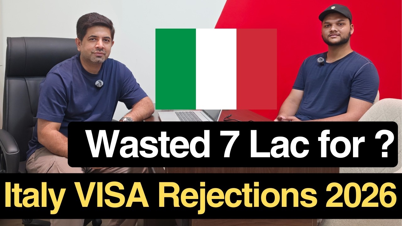 Italy Study VISA Rejection 2026 | Pakistani Students Biggest Mistakes for Italy VISA Appointments