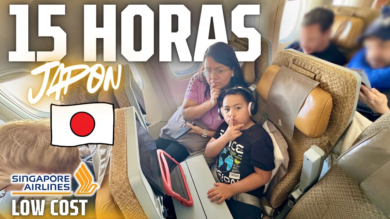 🛫 Viajamos 15 HORAS en CLASE ECONÓMICA a JAPÓN 😱 TIPS AHORRAR 💸 Guía DEFINITIVA para VOLAR BARATO 💰