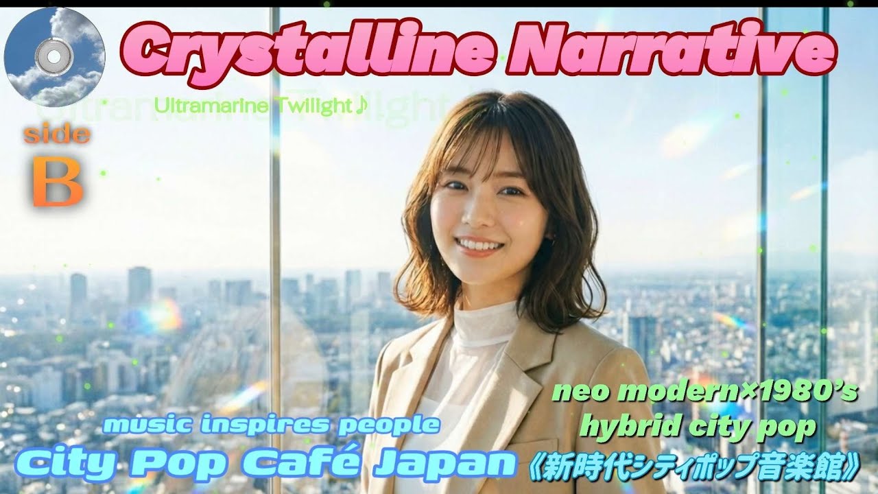 Crystalline Narrative side B【都会で交差するOL達の心情…】《neo modern × 1980’s hybrid city pop♪新時代シティポップ音楽館》