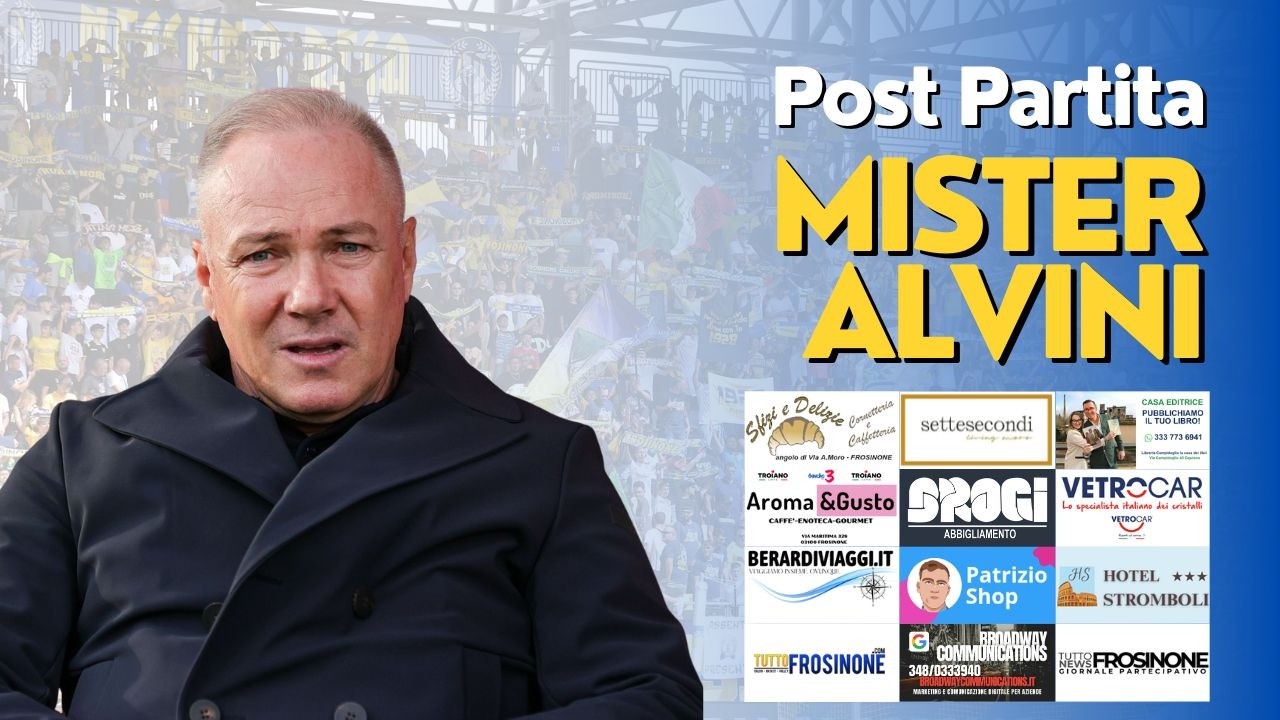 Cesena Frosinone 2 2, Alvini: 