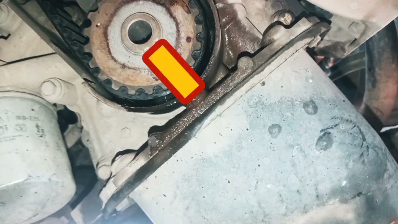 Correia dentada E bomba d'água Clio 1.0 16v substituição parte 1