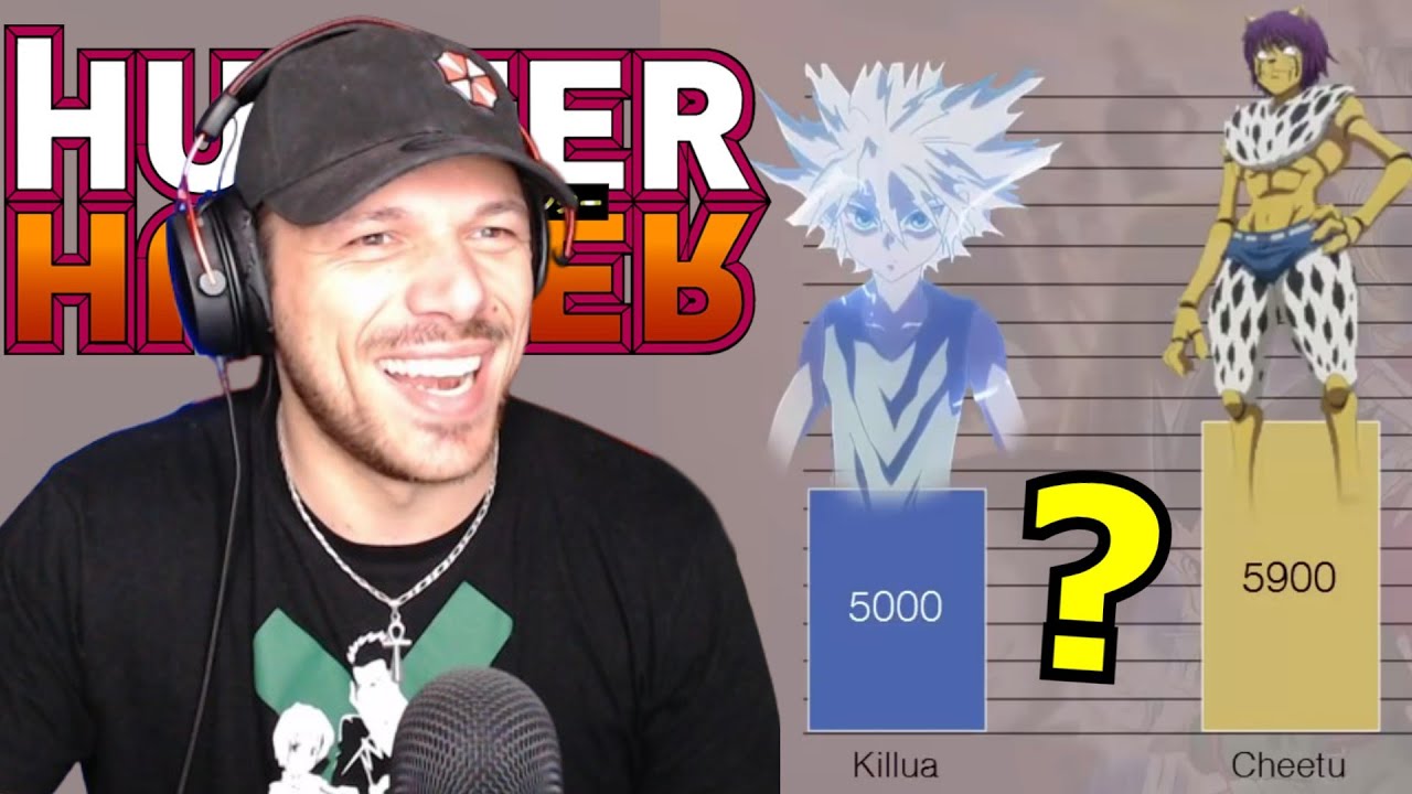 RÉACTION au PIRE CLASSEMENT de PUISSANCE de HUNTER x HUNTER ! ( j'ai pas les mots )