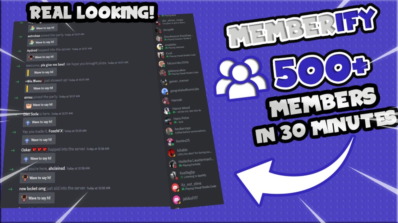 How to get free Discord Server Members in 2025 (TUTORIAL)