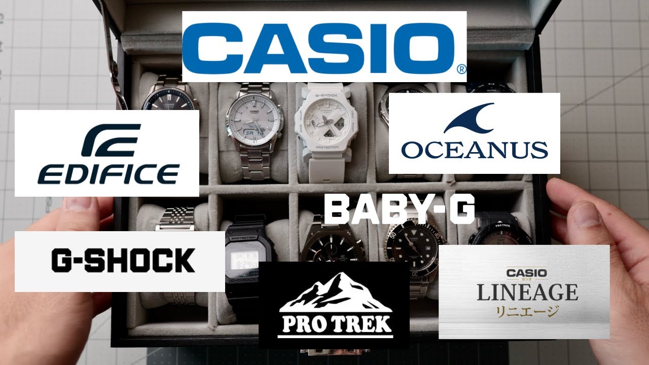 Ranking the Casio Watch Sub-Brands I Own