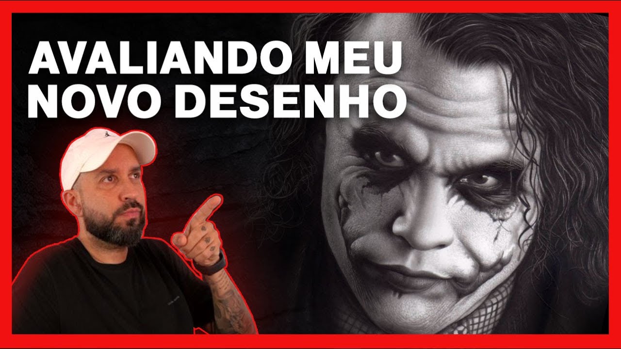 MEU ÚLTIMO DESENHO REALISTA DO CORINGA | CHARLES  LAVESO