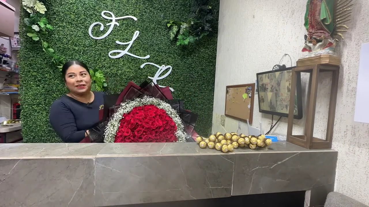 ramo Buchon de 100 rosas