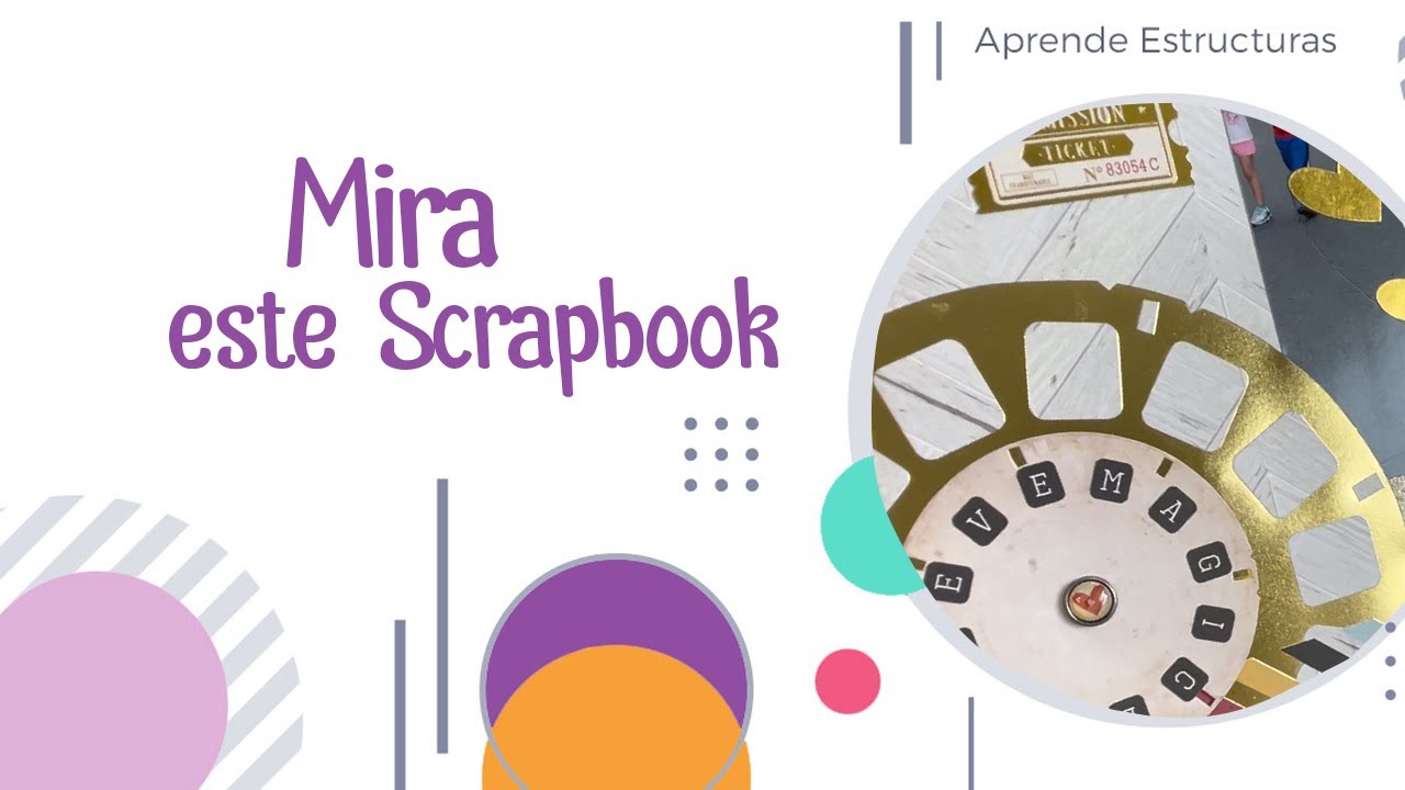 Mira este scrapbook con fotos 6 : scrapbook desde Cero con Mirna