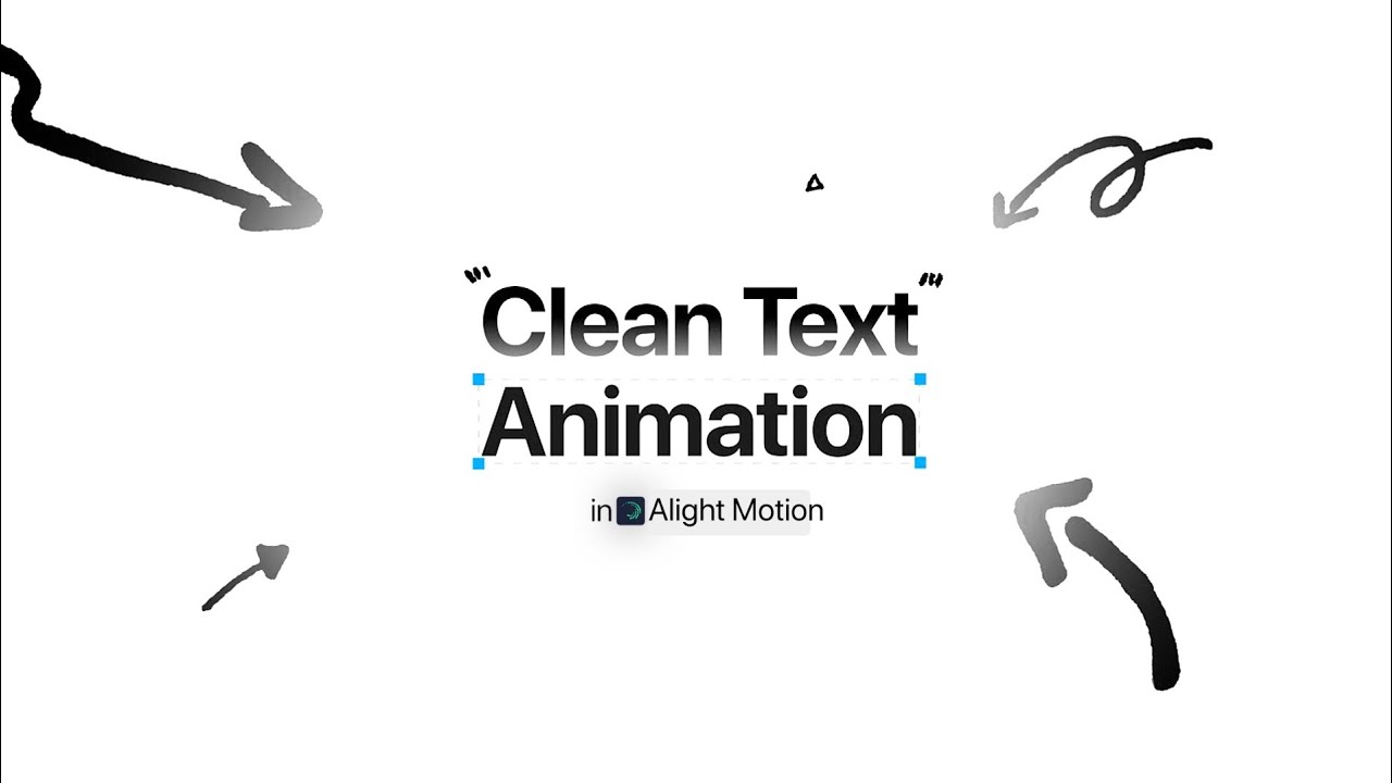 How to Make Clean Text Animation in Alight Motion | Free Presets 