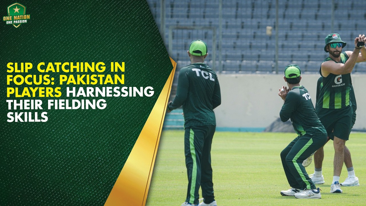 Slip catching in focus: Pakistan players harnessing their fielding skills 🎯| PCB | MA2K