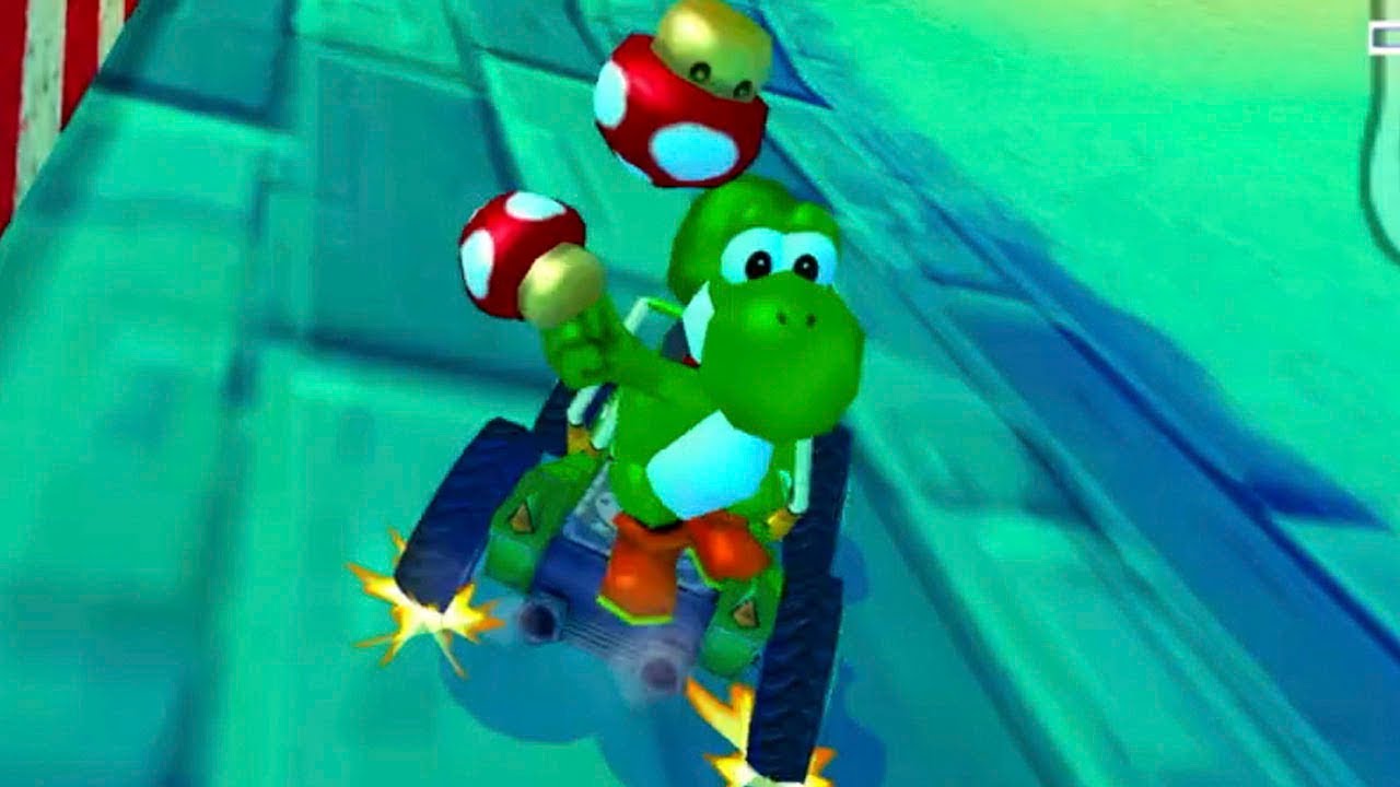 Mario Kart: Double Dash!! - Grand Prix - Mushroom Cup - Yoshi and Baby Luigi