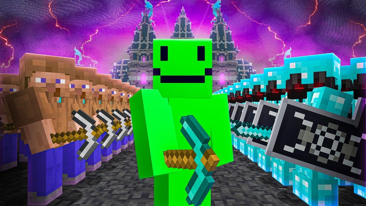 1000 Graczy Symuluje PODZIEMNE IMPERIUM w Minecraft