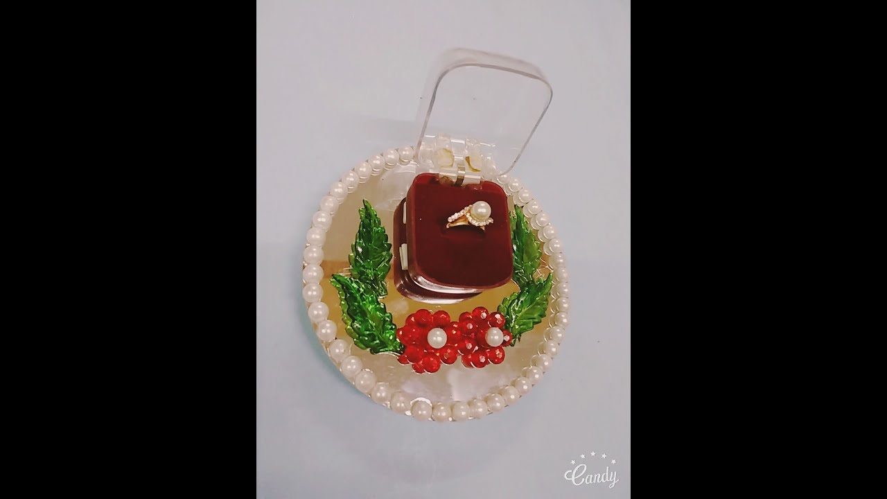 Engagement Ring Platter | Ring Box Decoration | Wedding Packing  02